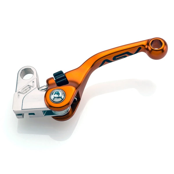 ASV F4 Series Off-Road Clutch Lever For Yamaha YZ450F 5" Orange - Driven Powersports