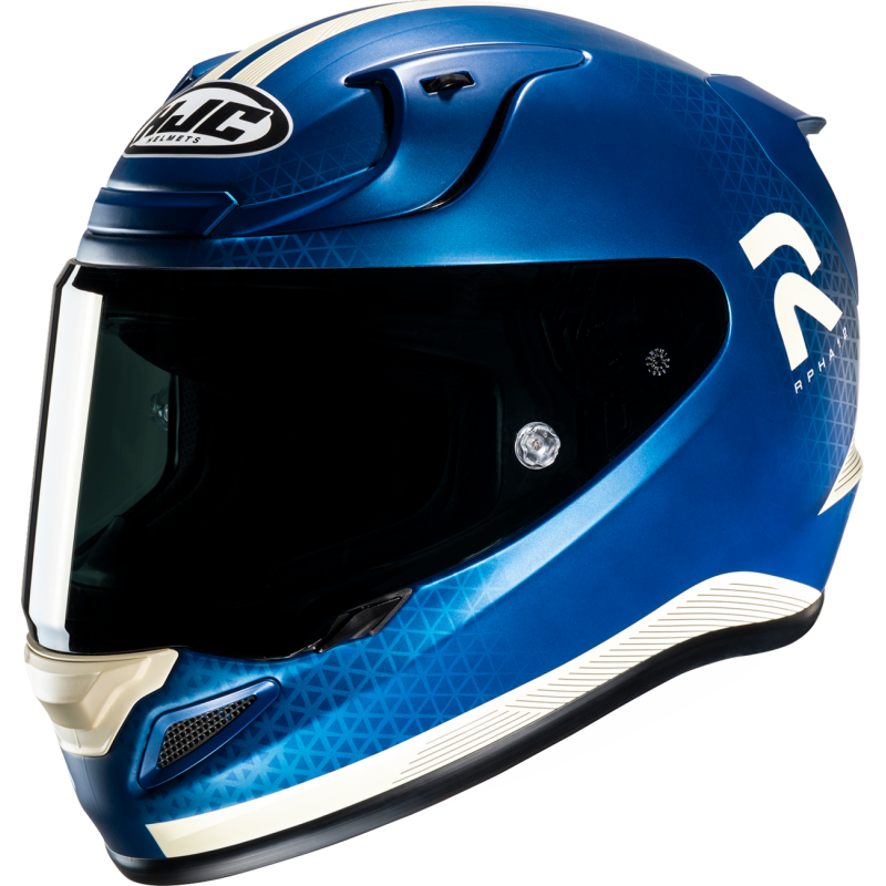 HJC RPHA 12 ENOTH Semi Flat Blue/White Front - Driven Powersports