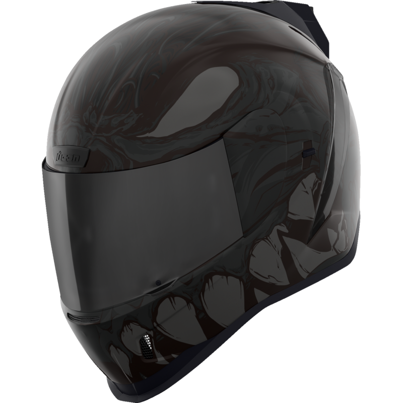 ICON HELMET AIRFORM MIPS MANIK'RR Dark Black Front - Driven Powersports