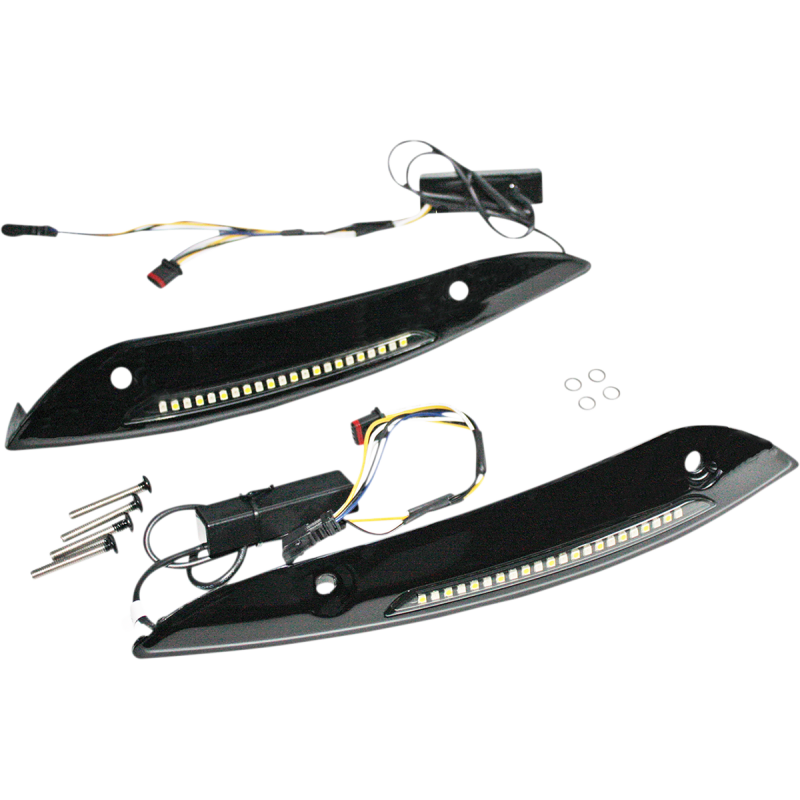 CUSTOM DYNAMICS TRIM W-SHLD FLTR Black Front - Driven Powersports