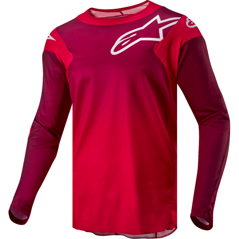 ALPINESTARS JERSEY RAC-HOEN Mars Red/Burgundy Front - Driven Powersports