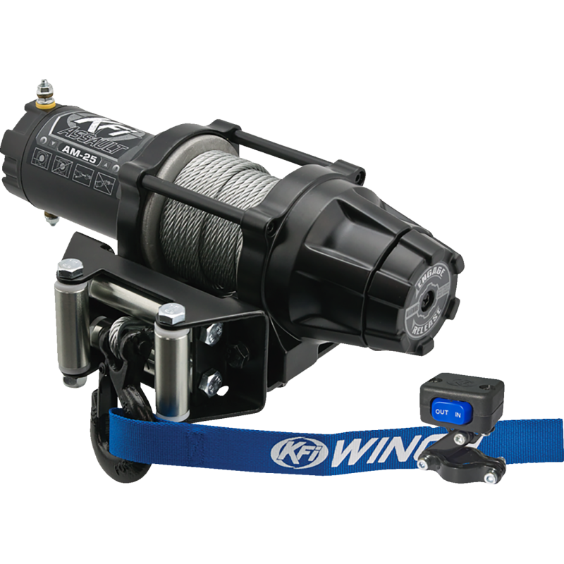 KFI PRODUCTS ASSAULT WINCH - 2500 LB - METAL CABLE Front - Driven Powersports
