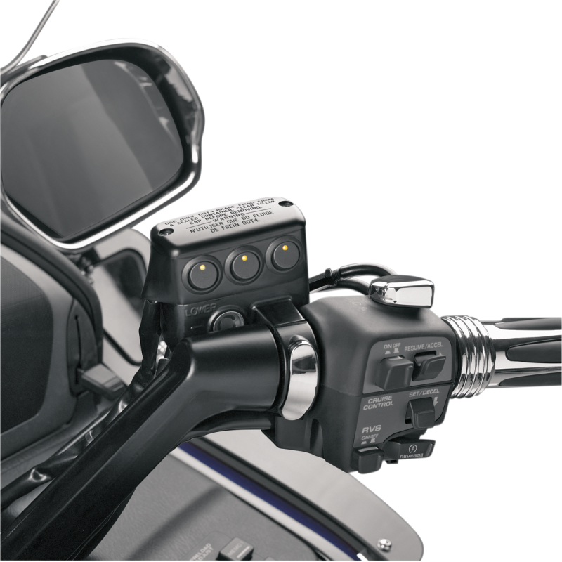 SHOW CHROME MATTE SWITCH BOX Black Application Shot - Driven Powersports