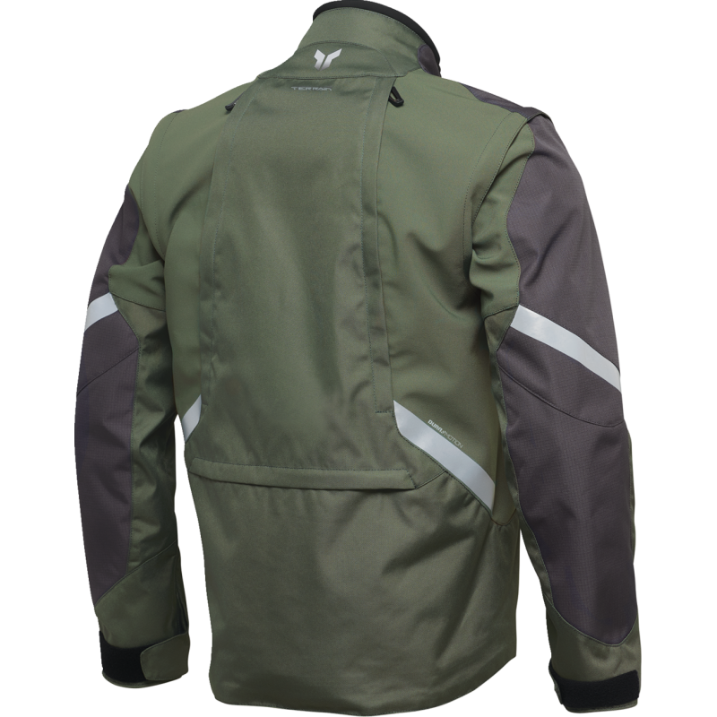 THOR JACKET TERRAIN Army/Charcoal Back - Driven Powersports