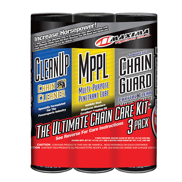 MAXIMA RACING OILS SYNTHETIC CHAINGARD COMBO KIT PK Of 4 (70-779203-1) - Driven Powersports