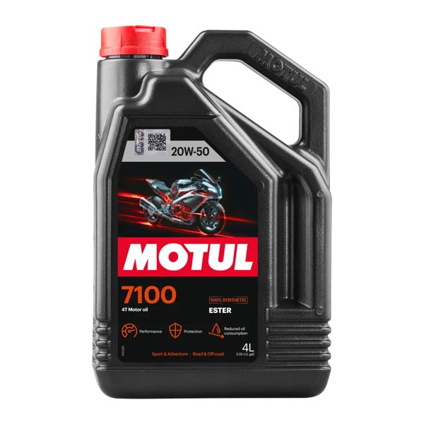 Motul 7100 20W-50 4T 20W50 4L - Driven Powersports