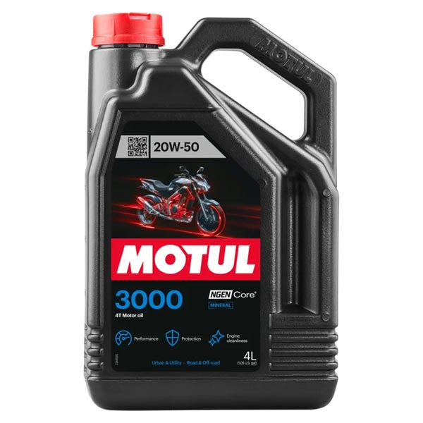 Motul 3000 20W-50 4T 20W50 4L - Driven Powersports