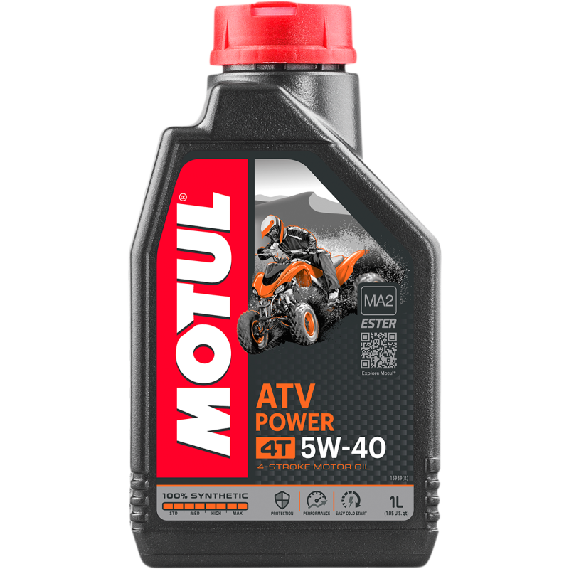 MOTUL (CS/12) ATV POWER 4T 5W40 1L Front - Driven Powersports