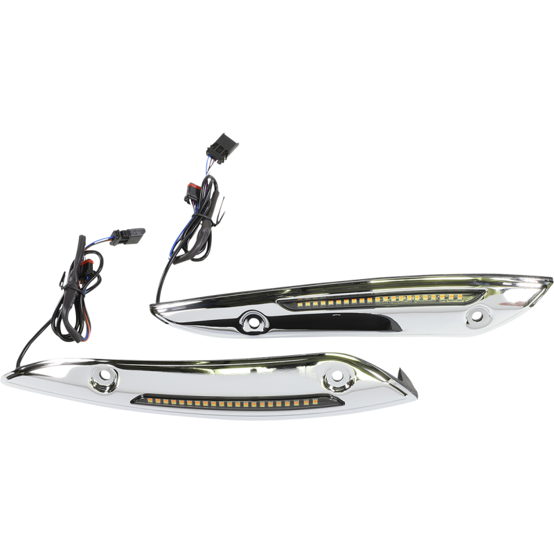 CUSTOM DYNAMICS TRIM W-SHLD FLTR Chrome Front - Driven Powersports