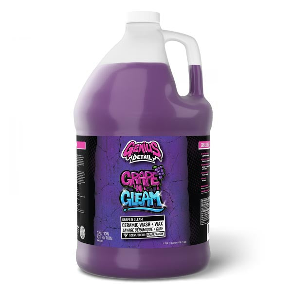 GENIUS DETAIL Grape N Gleam Ceramic Wash & Wax 4L - Driven Powersports
