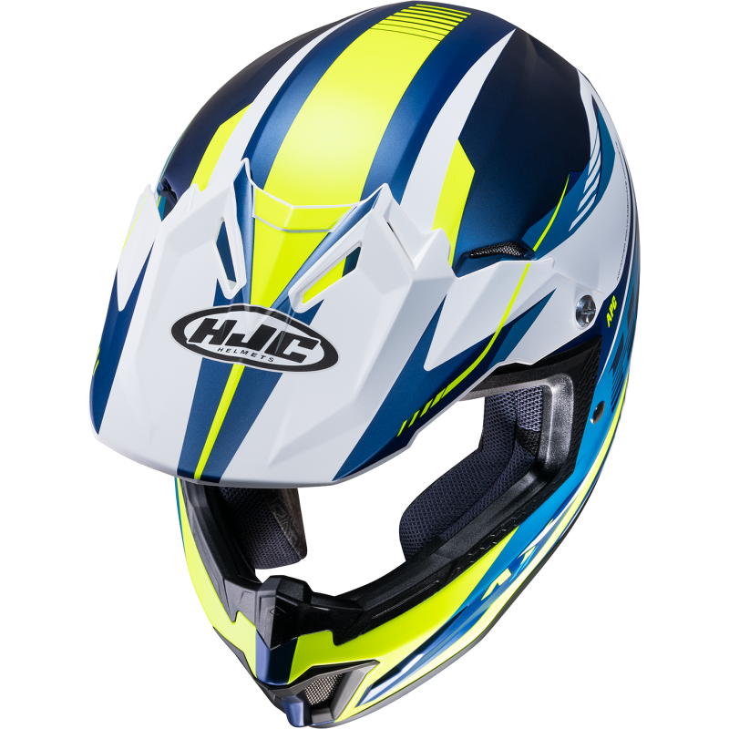 HJC CL-XY2 DRIFT Semi Flat Hi-Viz Yellow/Black Top - Driven Powersports