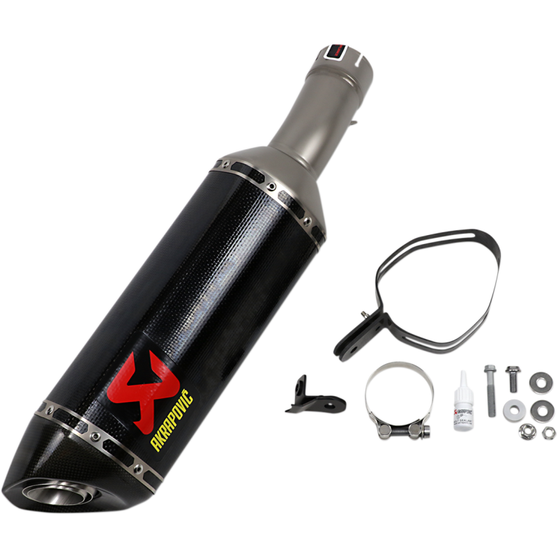 AKRAPOVIC 19-23 S1000RR SLIP ON CF/CF Front - Driven Powersports