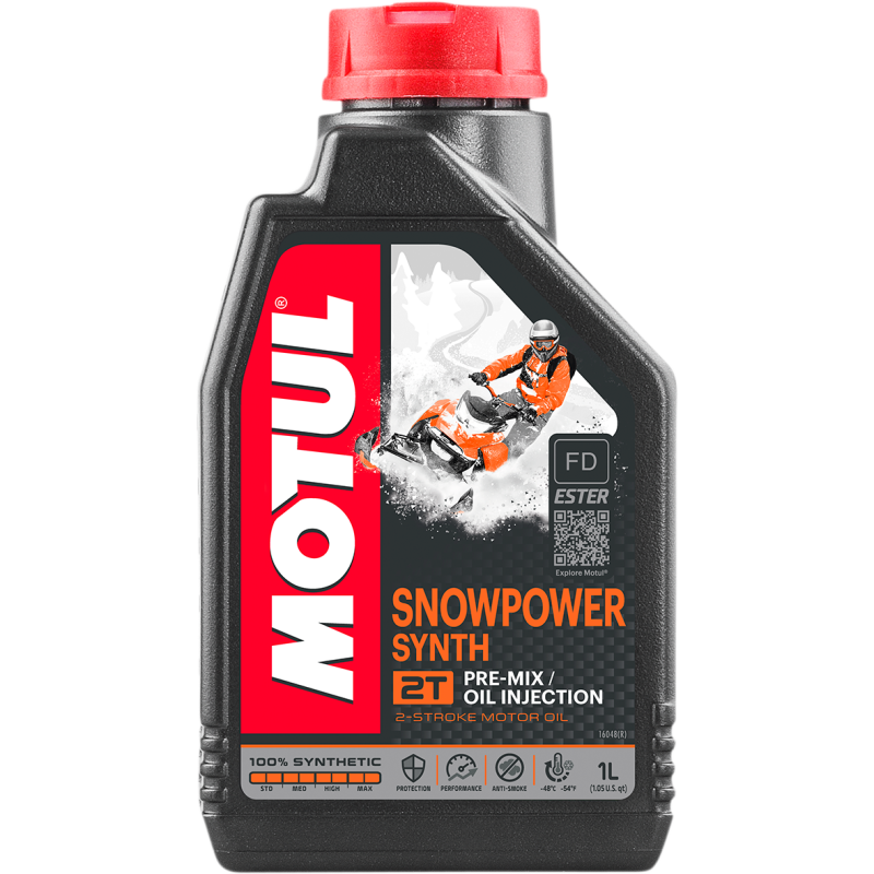 MOTUL (CS/12) SNOWPOWER SYN 2T 1 LITER Front - Driven Powersports