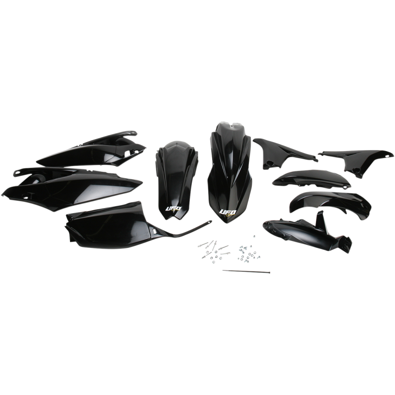 UFO YZF450 UFO BODY KIT Black 3/4 Front - Driven Powersports