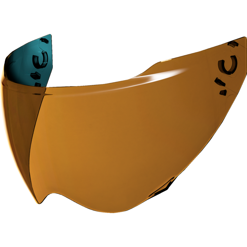 ICON SHIELD DOMAIN Bronze Front - Driven Powersports