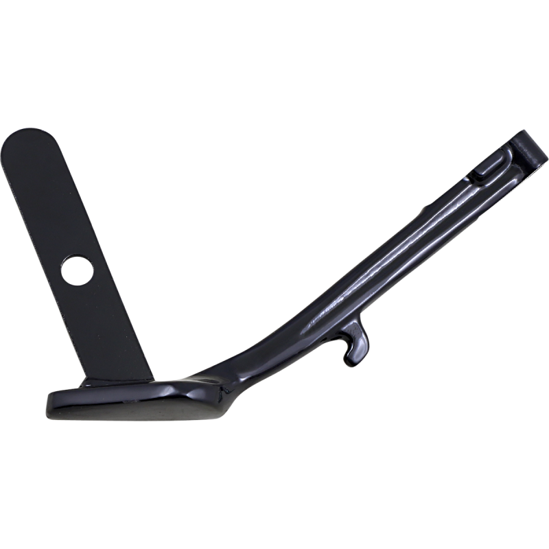 DRAG SPECIALTIES KICKSTAND -1" SFTL Gloss Black Front - Driven Powersports