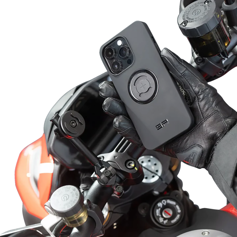 SP CONNECT MOTO MOUNT 3D Black Application Shot - Driven Powersports
