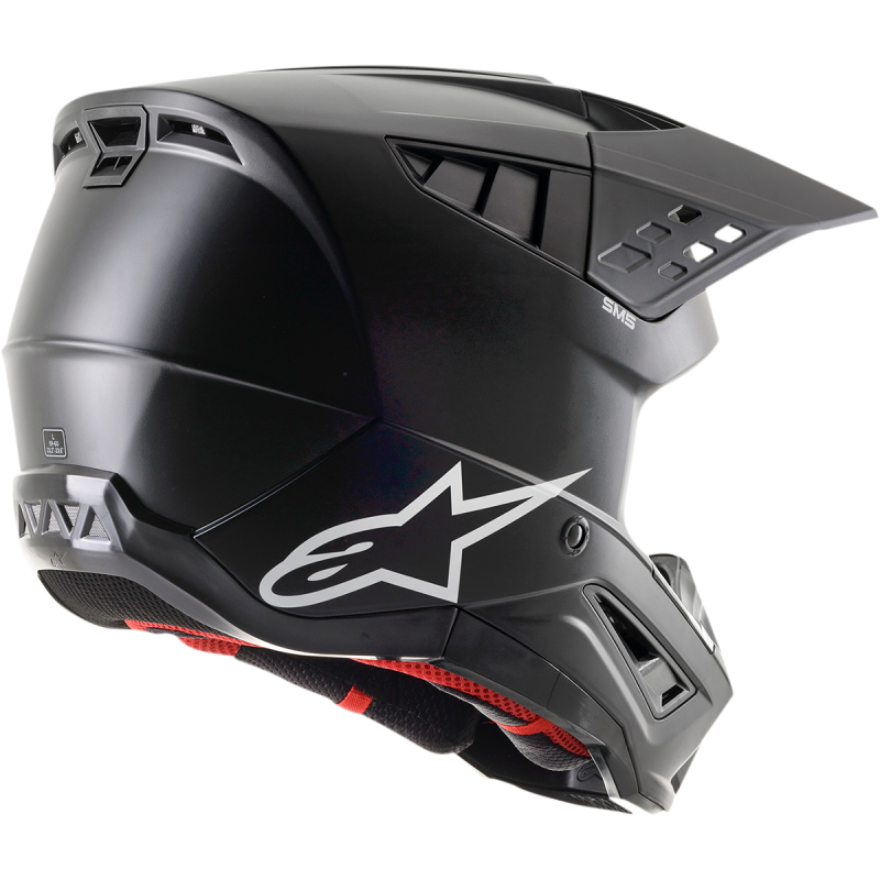 ALPINESTARS HELMET SM5 SOLID Black Back - Driven Powersports