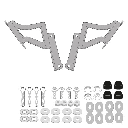 GIVI A4128A Windshield Mounting Kit for Kawasaki Z650/Z900