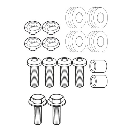 GIVI A6102A Windshield Mounting Kit for 6102A, fits Kymco Like