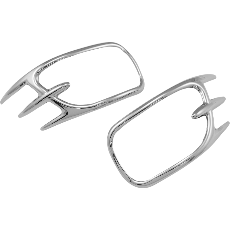 SHOW CHROME MIRROR BACK ACCENT GRILLES PR Front - Driven Powersports