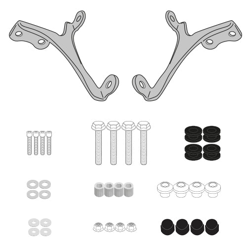 GIVI A8401A Windshield Mounting Kit for 8401A, fits Harley-Davidson RH1250S Sportster S