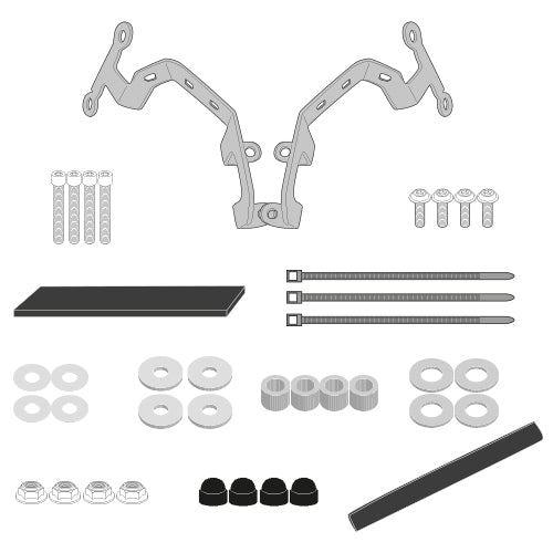 GIVI A9223A Windshield Mounting Kit for 1176A/ABL, fits CFMOTO 650NK
