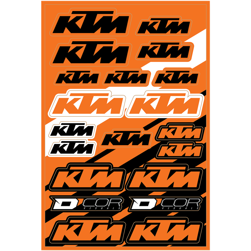 D'COR VISUALS DECAL SHEET KTM COR2 Front - Driven Powersports
