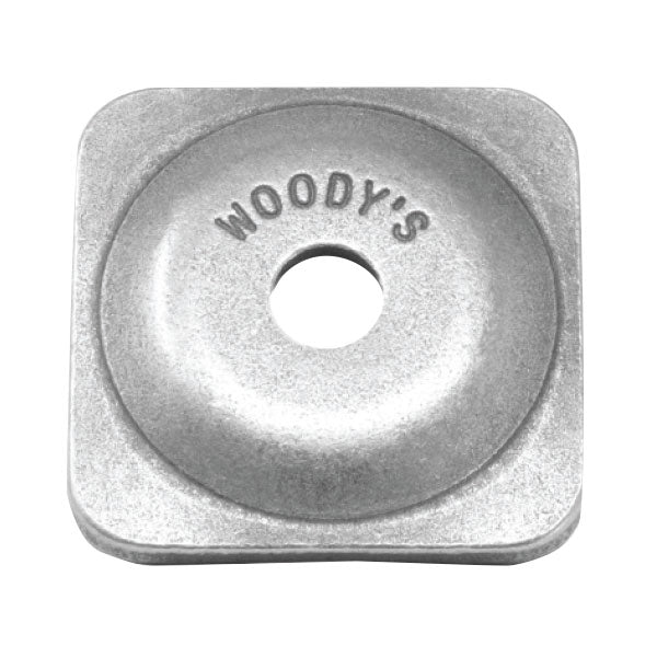 WOODY'S SQUARE GRAND DIGGER BACKER PLATES Aluminum 12 Package 5/16" - Driven Powersports