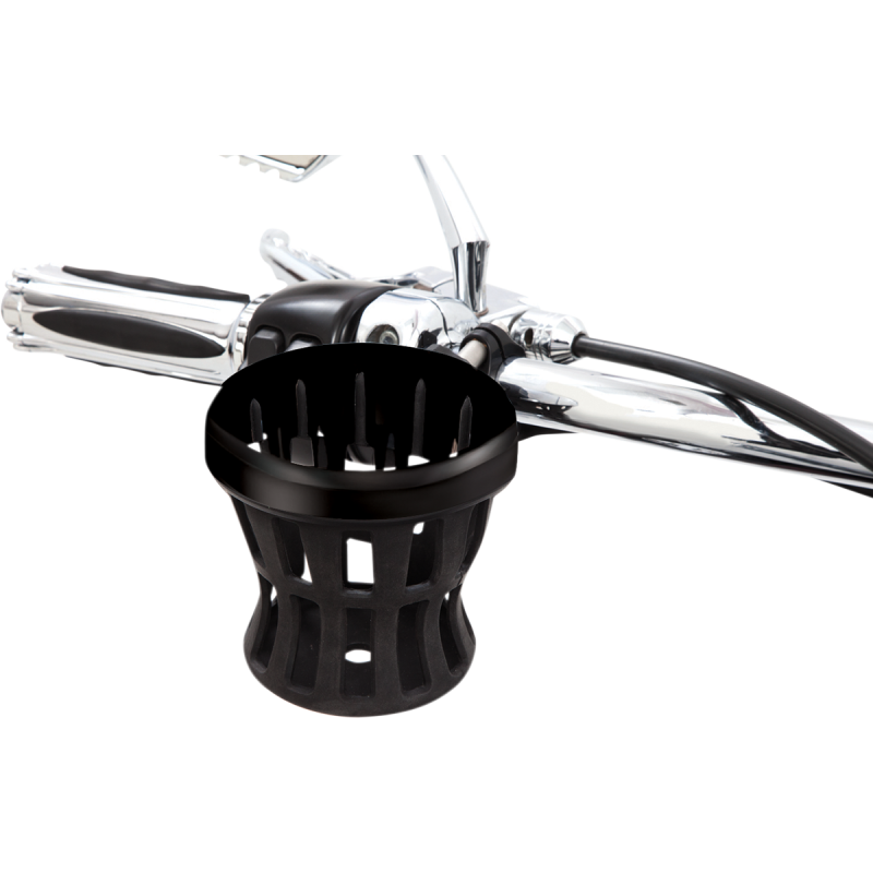 CIRO LLC HOLDER DRINK 7/8-1 Black Front - Driven Powersports