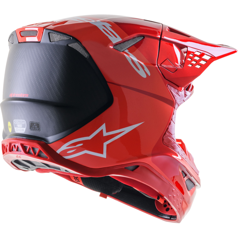 ALPINESTARS HELMET SM10 FLOOD Red Back - Driven Powersports