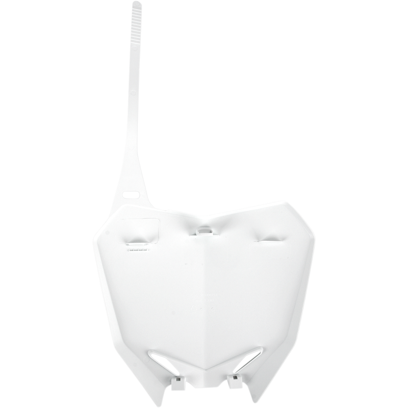 ACERBIS FRONT # PLATE- RMZ450:08-10 White Back - Driven Powersports