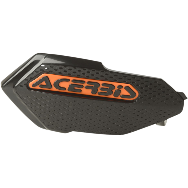 ACERBIS HANDGUARD X ELITE Black/Orange Front - Driven Powersports