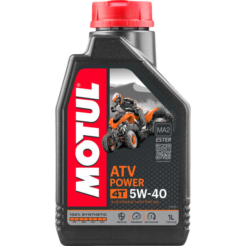 MOTUL (CS/12) ATV POWER 4T 5W40 1L Front - Driven Powersports