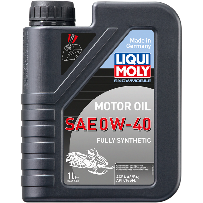 LIQUI MOLY (CS/6) OIL SNOW SYN 0W40 1L Front - Driven Powersports