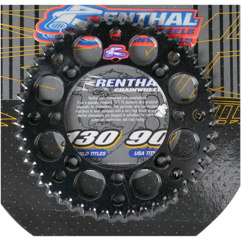 RENTHAL SPROCKET 121U-428-50GP Black Front - Driven Powersports