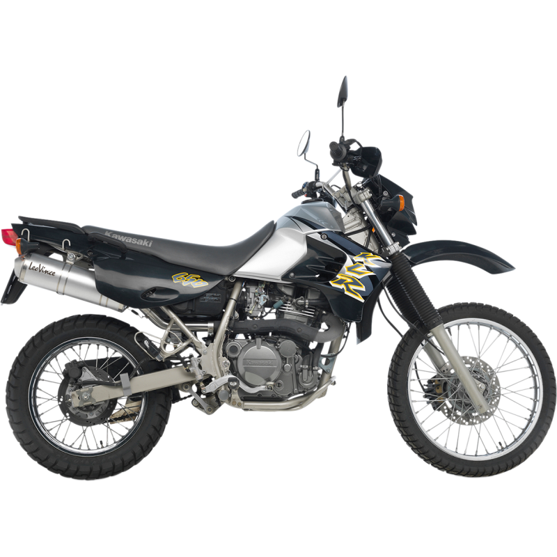 LEOVINCE MUFFLER X3 KLR650 97-23 Application Shot - Driven Powersports