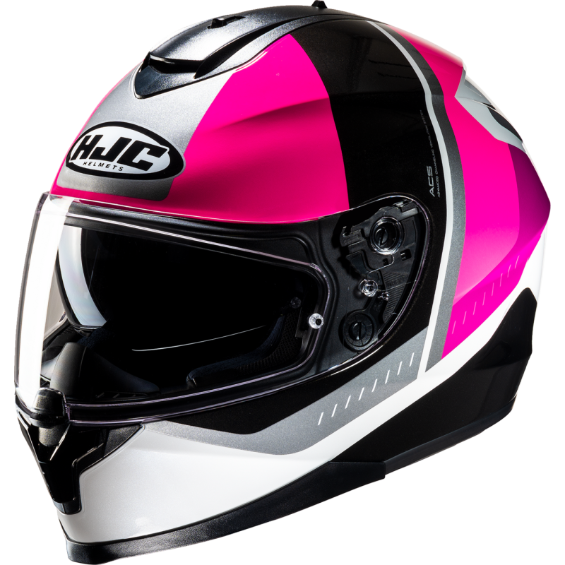 HJC C70 ALIA White/Pink Front - Driven Powersports