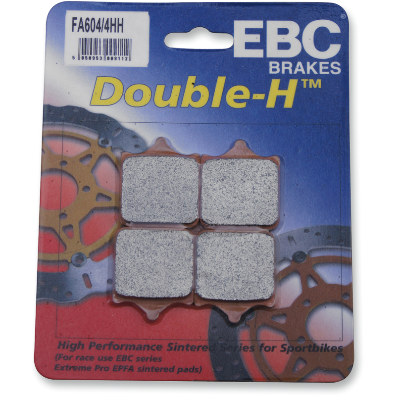 EBC FA604/4HH DOUBLE H SERIES BRAKE PAD SET Front - Driven Powersports