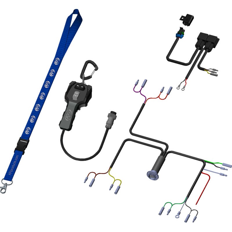 KFI REMOTE SINGLE ACTUATOR/WINCH (106950) Front - Driven Powersports