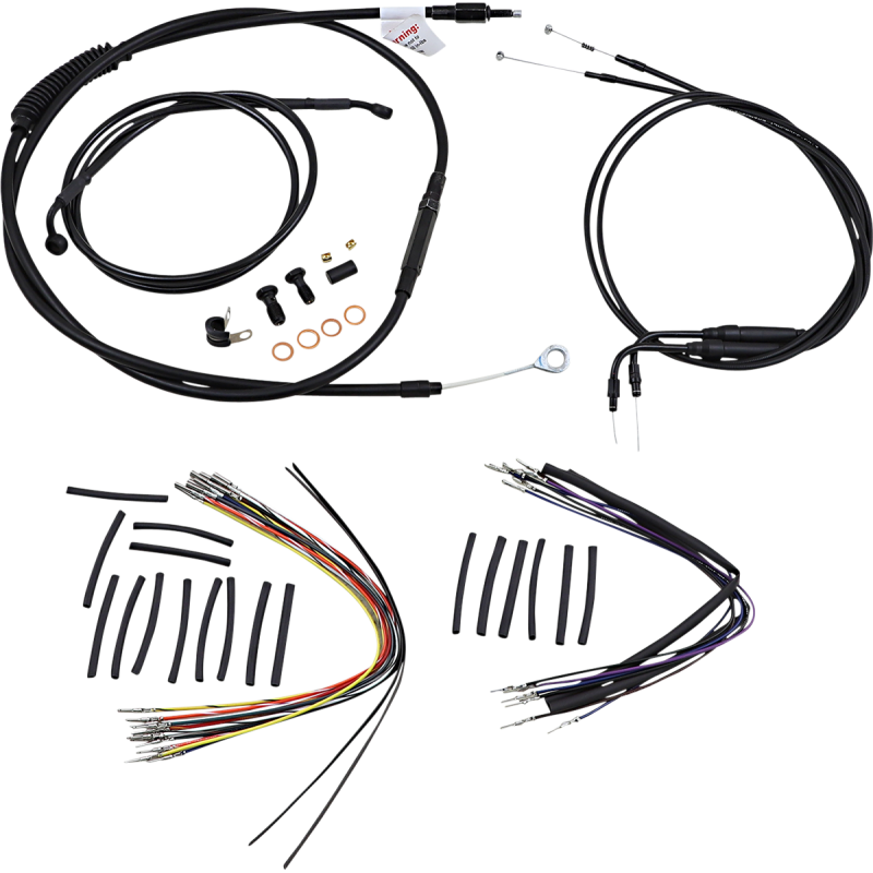 BURLY BRAND 00-06 FLST CABLE KIT 14" Front - Driven Powersports