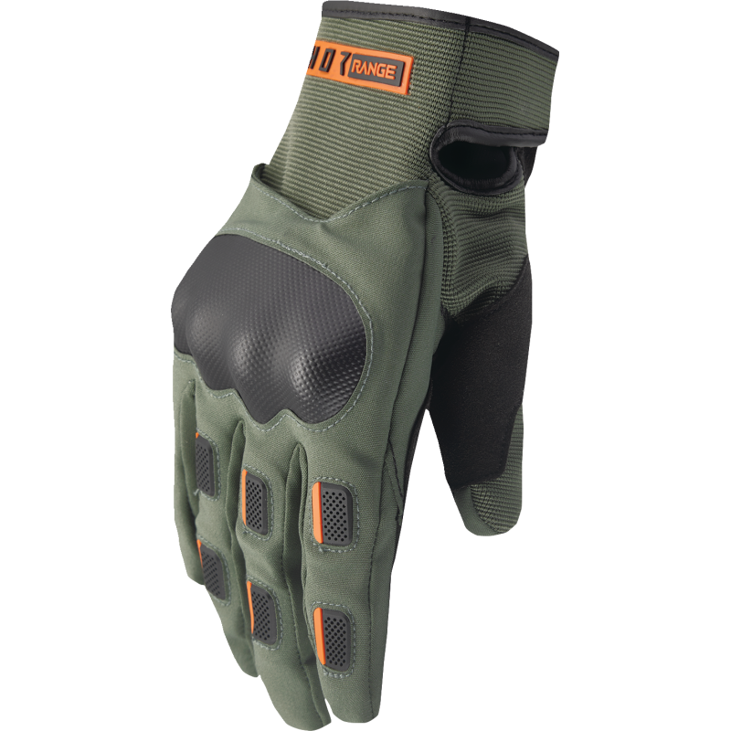 THOR GLOVE RANGE Army/Orange Front - Driven Powersports