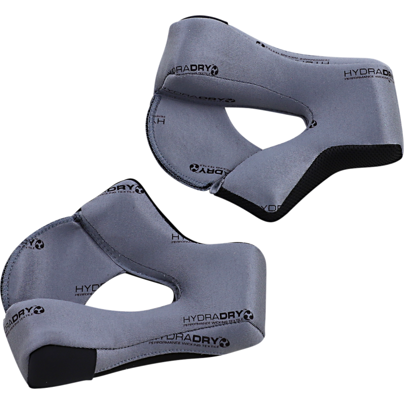 ICON CHEEKPAD AFLT H-DRY Gray Front - Driven Powersports