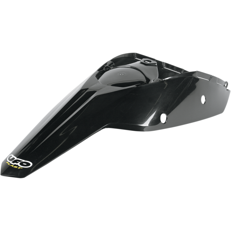 UFO SX/SXF 07-08 RR FENDR & SIDE PANELS Black 3/4 Front - Driven Powersports