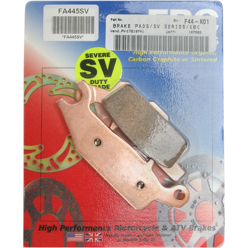 EBC FA445SV SEVERE DUTY SERIES BRAKE PAD SET Front - Driven Powersports