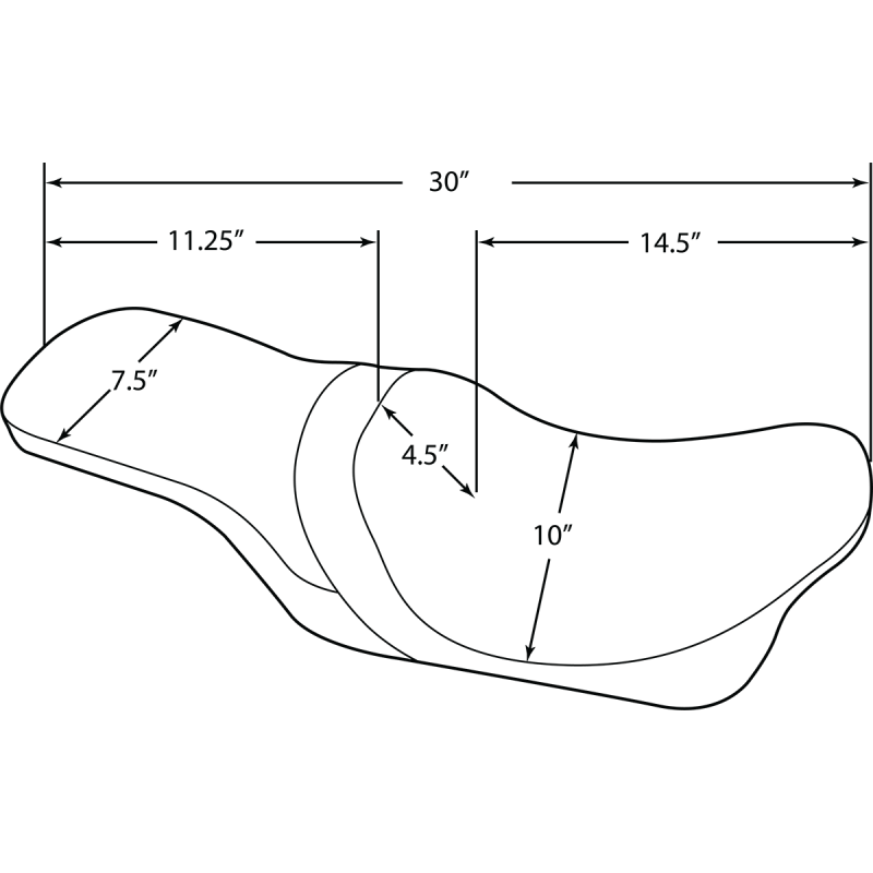 DRAG SPECIALTIES 97-07 FLHR/06-07FLHX SMTH PREDA 2UP SEA Information - Driven Powersports