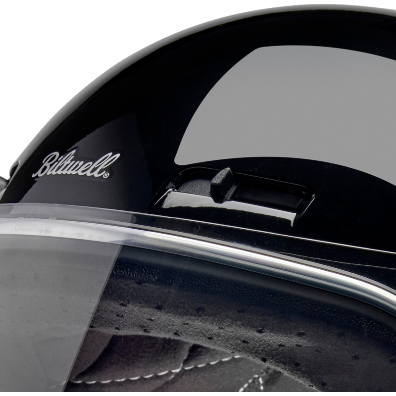 BILTWELL HELMET GRINGO SV Gloss Black Detail - Driven Powersports