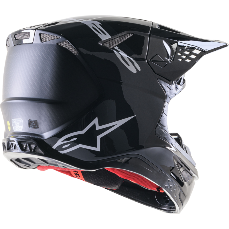 ALPINESTARS HELMET SM10 FLOOD Black/Gray Back - Driven Powersports