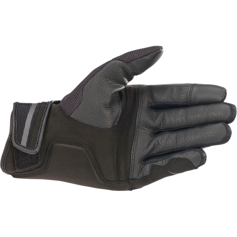ALPINESTARS GLOVE CHROME Black/Gray Back - Driven Powersports