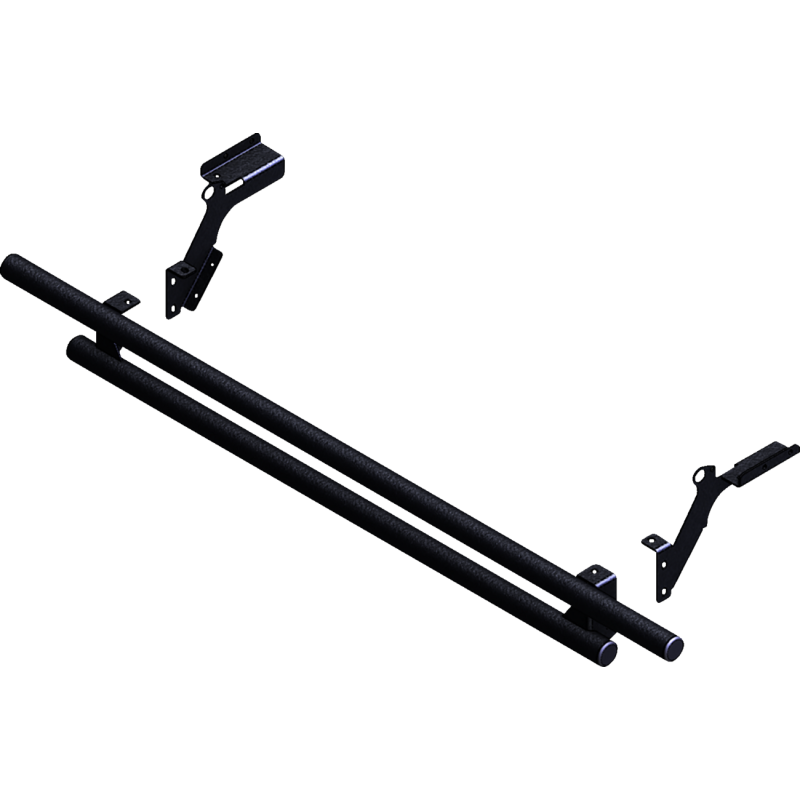 KFI PRODUCTS REAR BUMPER - - HONDA (101585) Black Front - Driven Powersports